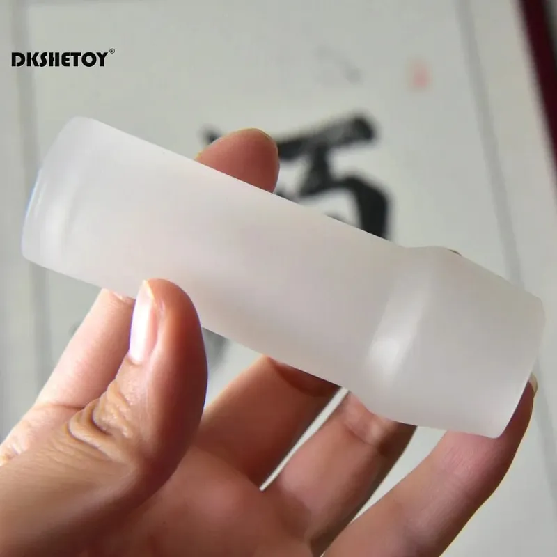 S/M/L Silicone Glans Protector Cap Sex Toys Genital Sleeve Dick Enlargement Extender Stretcher Sleeves For Penis Adult Supplies