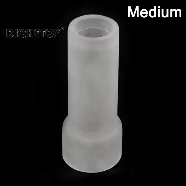 S/M/L Silicone Glans Protector Cap Sex Toys Genital Sleeve Dick Enlargement Extender Stretcher Sleeves For Penis Adult Supplies