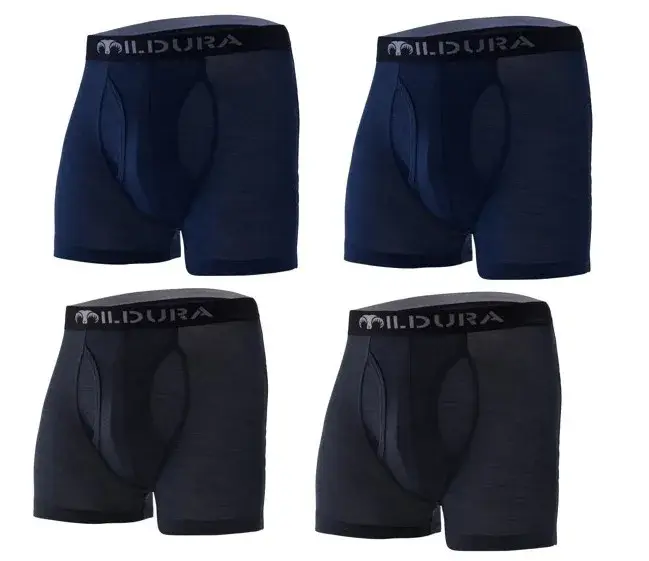 100% Merino Wool Underwear Boxer Briefs Men Merino Boxershorts Men Base Layer Underpants Soft Moisture Breathable Asian Size