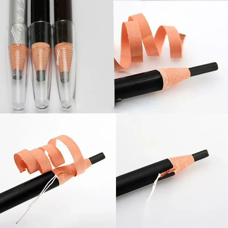 5pcs/Set Eyebrow Pencil Makeup Brown Eyebrow Enhancers Cosmetic Art Waterproof Pencil Tint Stereo Types Beauty Tools Cheap