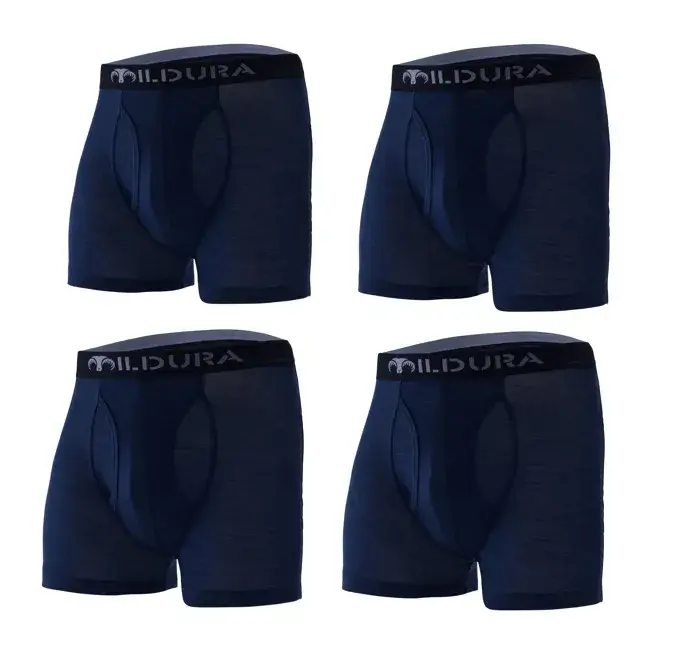 100% Merino Wool Underwear Boxer Briefs Men Merino Boxershorts Men Base Layer Underpants Soft Moisture Breathable Asian Size