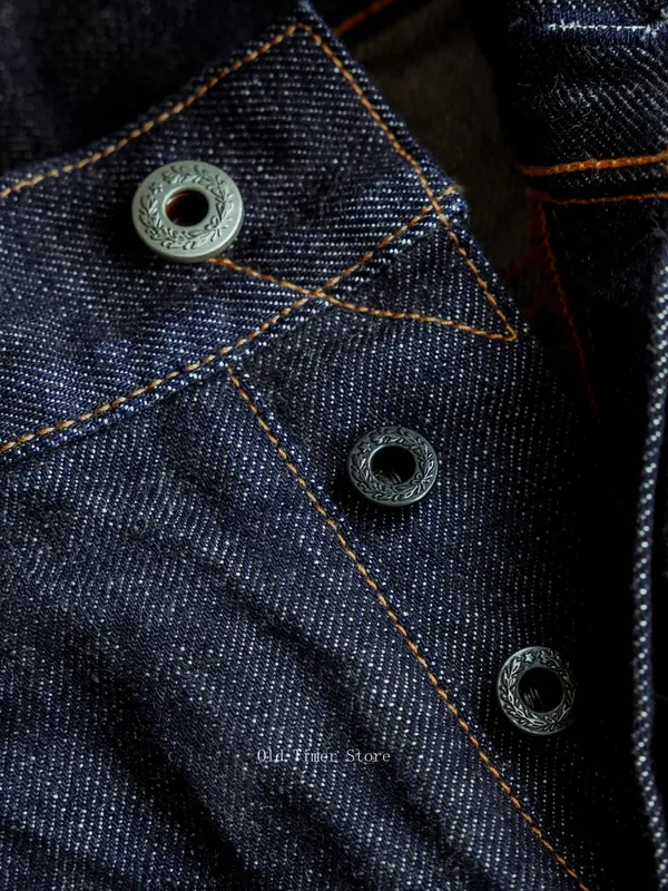 Red Tornado 511XX-0001 16oz Pink Line Selvedge Denim Jeans for Men Straight Fit Slim Silhouette