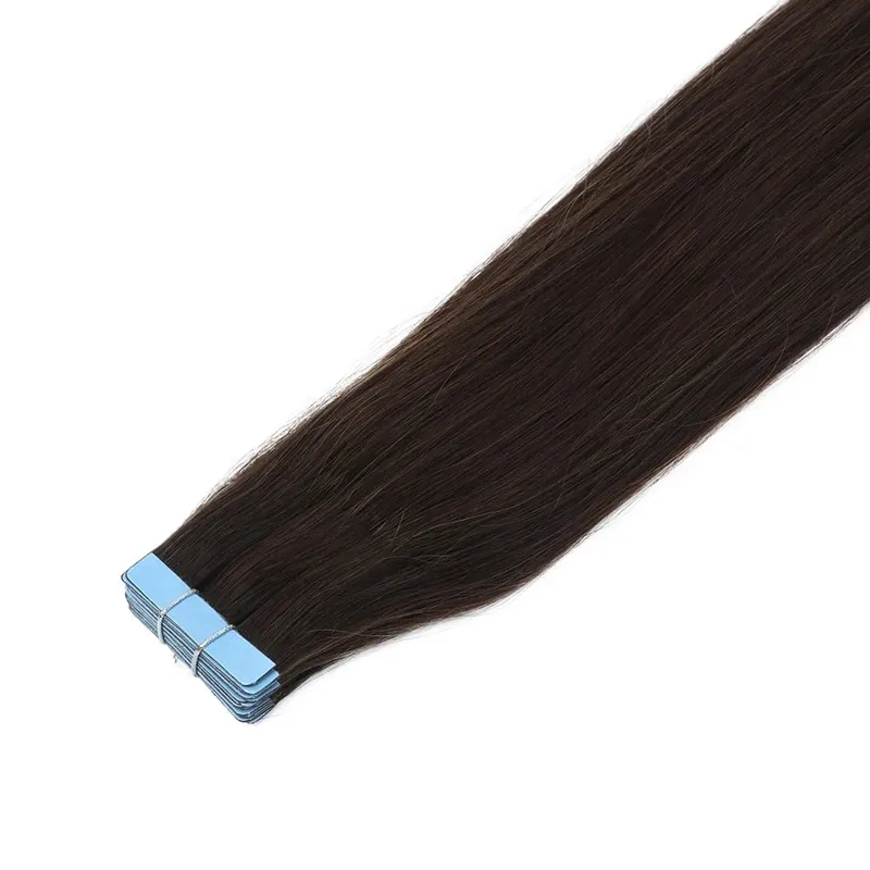 Tape in Hair Extensions Human Hair Blonde Seamless Tape Hair Extensions 4x0.8cm Skin Weft PU Tape On Hair 20PCS 12"-22"