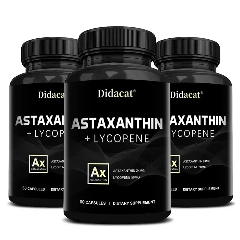 Astaxanthin Supplement for Men and Women | From Haematococcus Pluvialis Microalgae for Eye & Skin Health Support