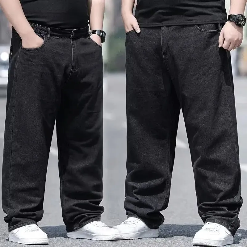 Oversize Jeans for Man Male Jeans Pants Denim Pants Men's Jean Big Size Baggy Y2k Mens Cargo Black New Wide Leg Trousers