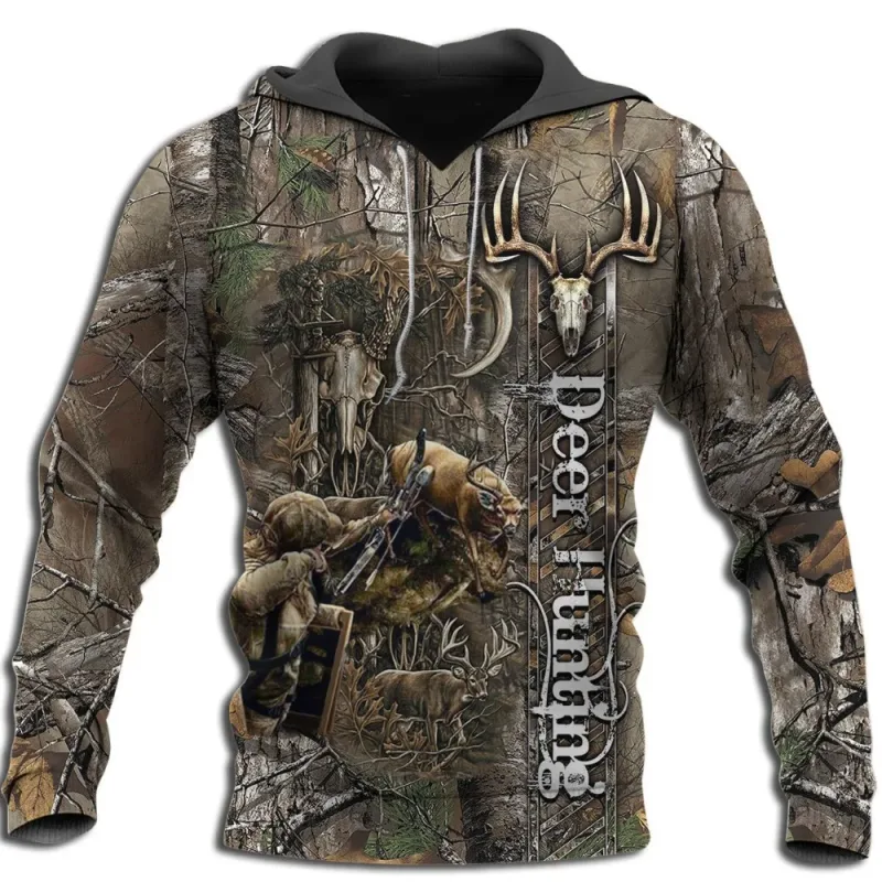 Animals Wilderness Novelty Hoodies Boar Hunter 3D Printed Mens Hooded Sweatshirt Unisex Streetwear Pullover Casual Tracksuits
