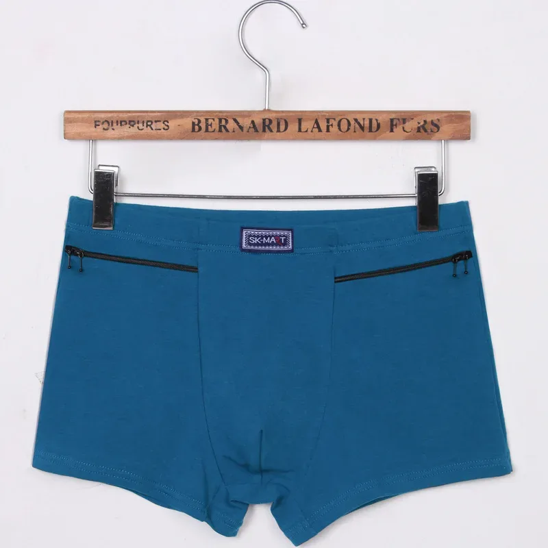 Men's Pockets Underwear Anti-theft Briefs Boxer Panties,two Zippers Pockets Cotton Underpants,mens Boxers Briefs,booty shorts 3256802472559571