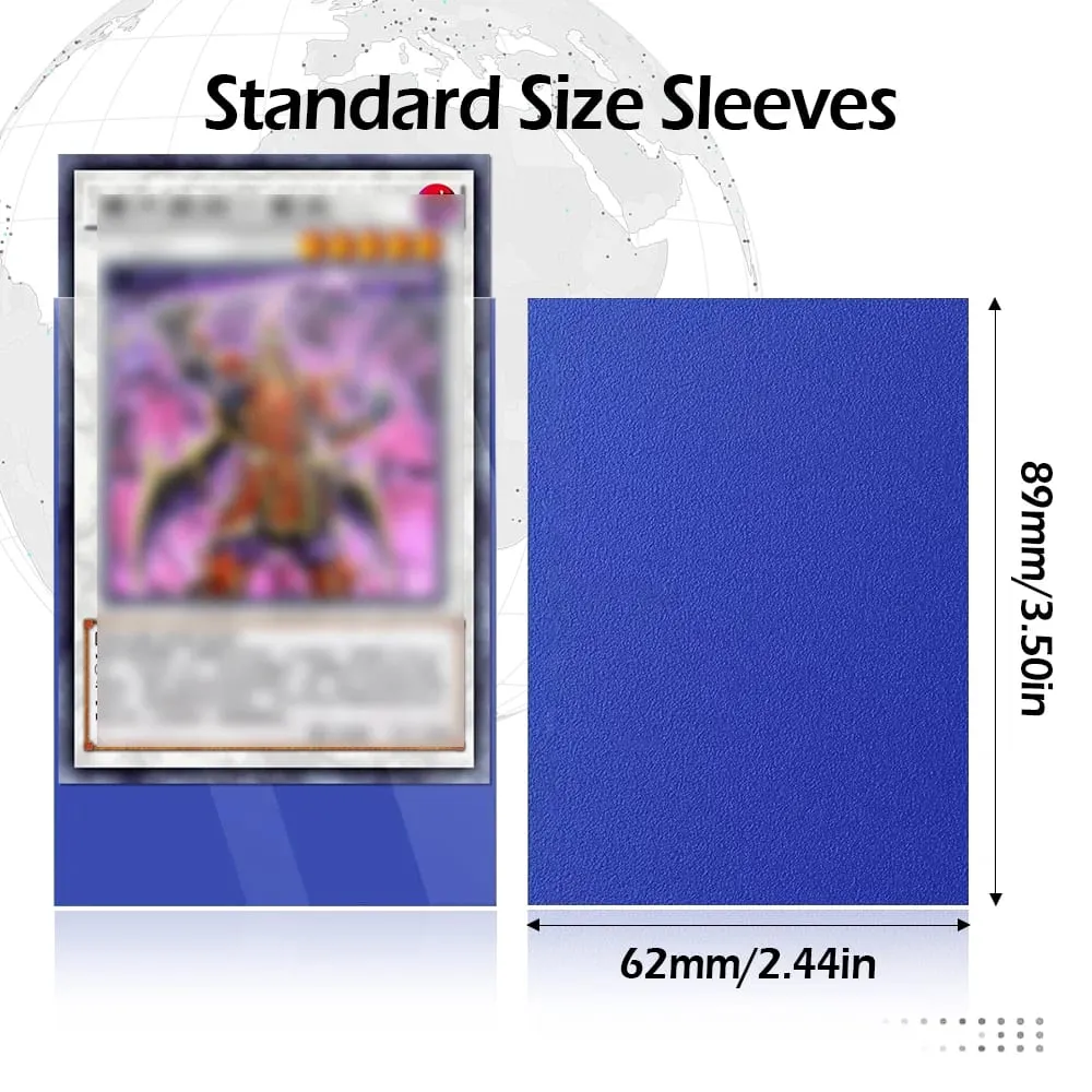 50Pcs Japanese Size Card Sleeves for Trading Cards Matte Card Sleeves Deck Card Protectors Fit for YGO Game Card (14 Colors)