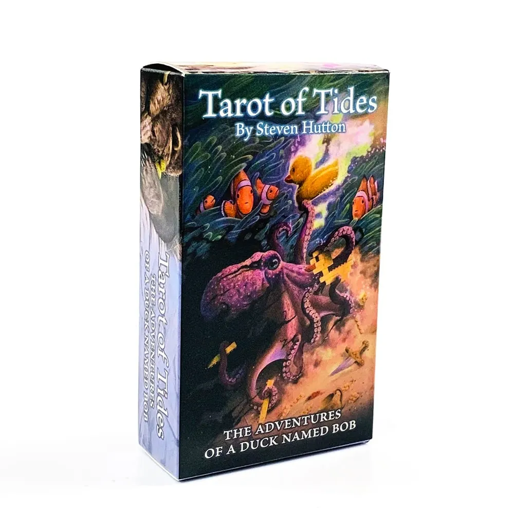Tarot of Tides Game Cards 78 Card Whimsical Ocean Tarot Deck Bob Duck Adventure Theme Perfect for Divination & Gift Giving