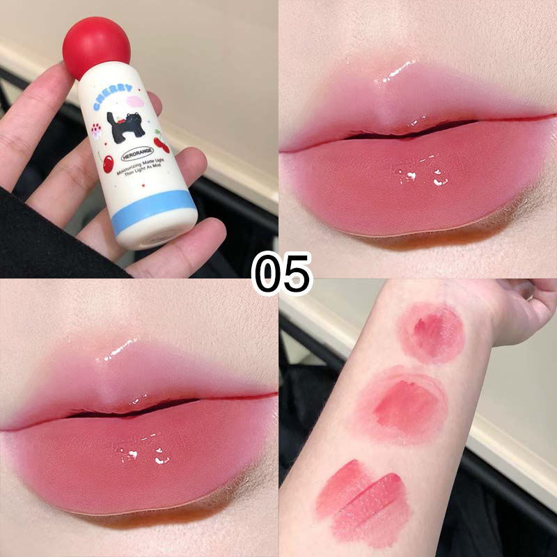 Meow Whisper Mirror Lip Gloss - Moisturizing Long-Lasting Water-Glossy Perfect for Spring/Summer