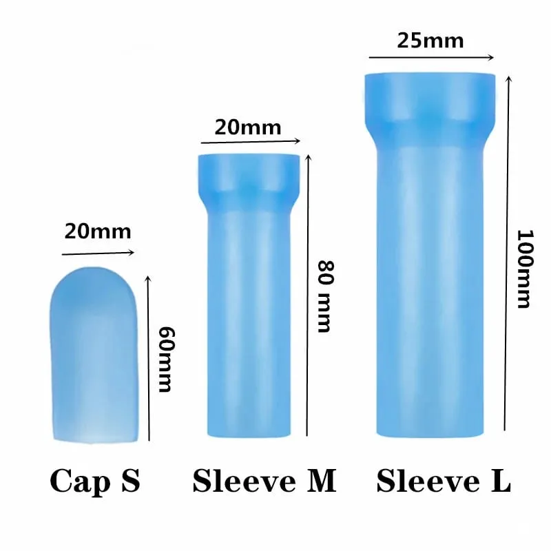 S/M/L Silicone Glans Protector Cap Sex Toys Genital Sleeve Dick Enlargement Extender Stretcher Sleeves For Penis Adult Supplies