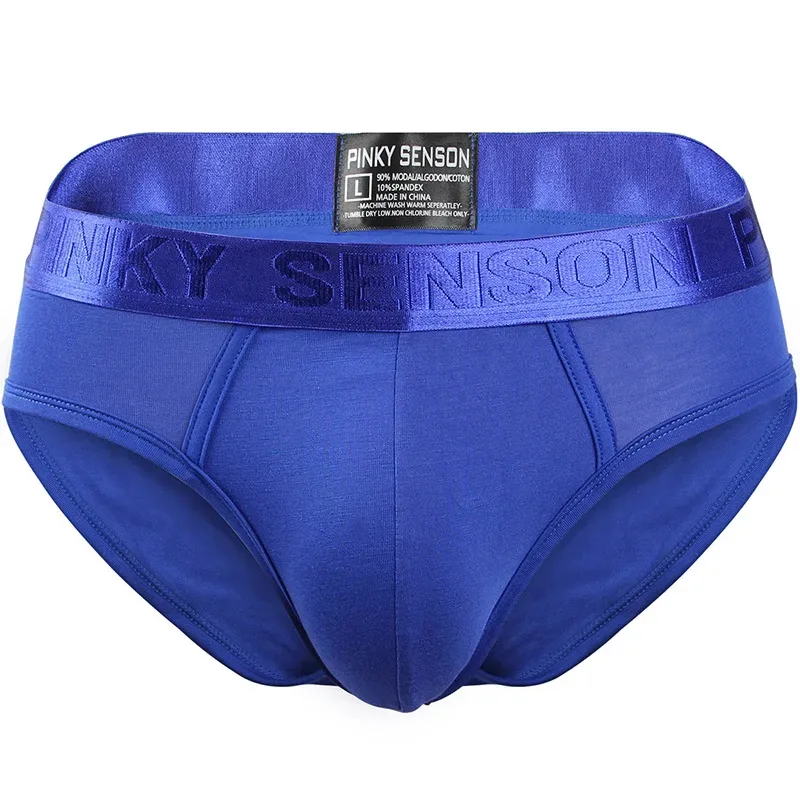 Pinky Seaso Brand Best Selling Sexy Triangle Pants Modal Thin Solid Color Underwear men Modal Briefs Ventilate Plus Size Men