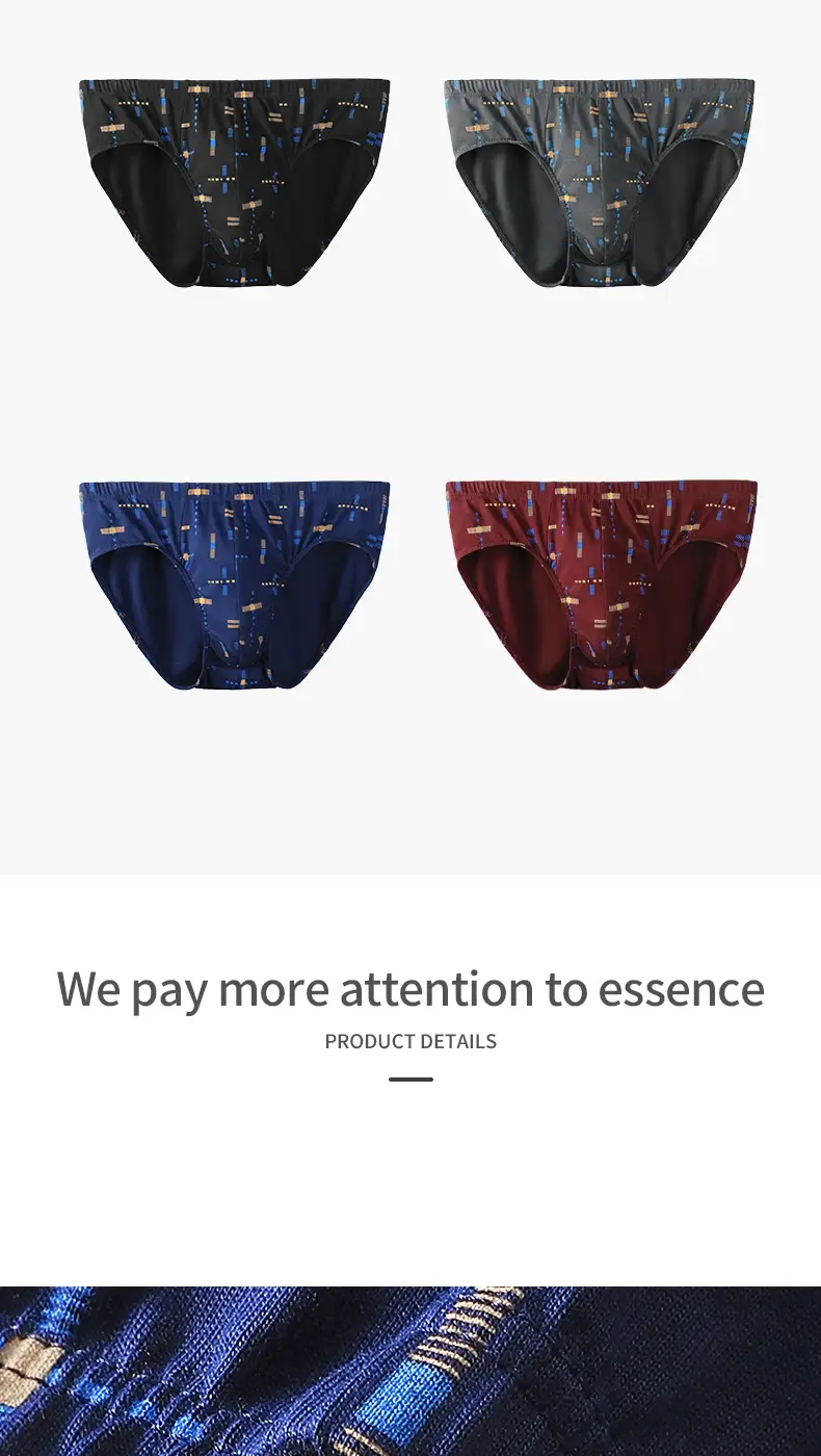 Men's pure cotton underwear men's sports boxers large size boxer shorts comfortable and breathable boys' underpants trendy