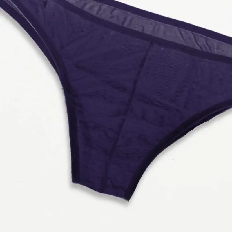 Mens Underwear Men's Fashionable Breathable Triangle Underwear, Mesh Transparent Comfortable Sexy Men's Underwear Men Briefs YW