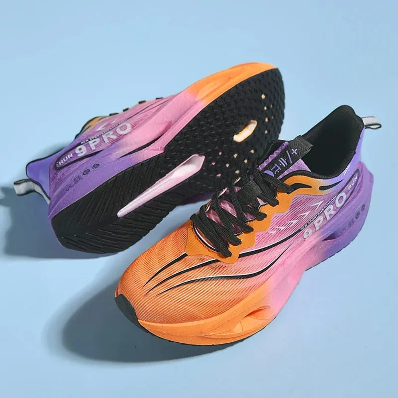 Men Running Shoes Cushion Stable Lightweight Sport Shoes Mesh Breathable Casual Sneakers Women Non-slip Outdoor Athletic Shoes