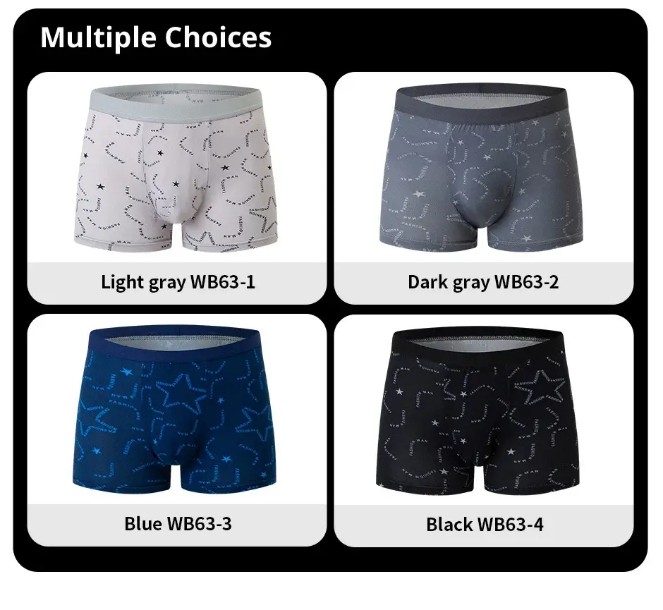 8-piece Set Of Men's Underwear Mixed With Youth Quick Drying Sporty Comfortable Plus Size Casual Flat Corner Pants Trendy