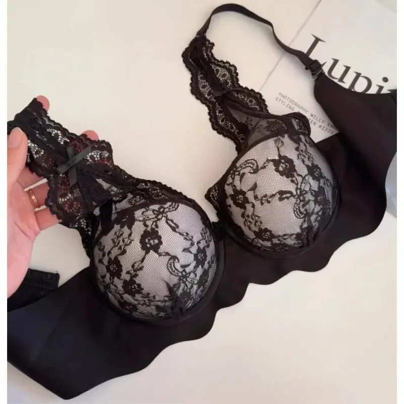 Women's Wireless Push Up Bra Set Small Chest Sexy Lingerie Comfortable Bralette Panty Set Ideal for Layering & Everyday Wear