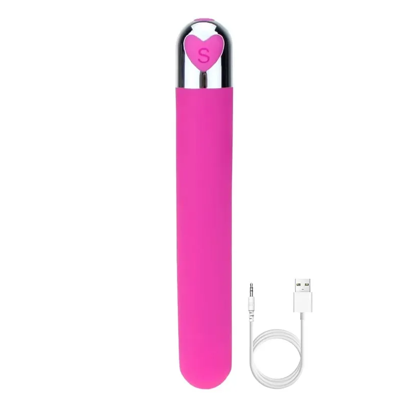10 Speed Mini Bullet Vibrator for Women Rechargeable Wireless Vibrating Anal Bullet Clitoral Stimulator Dildo for Adult Sex Toys