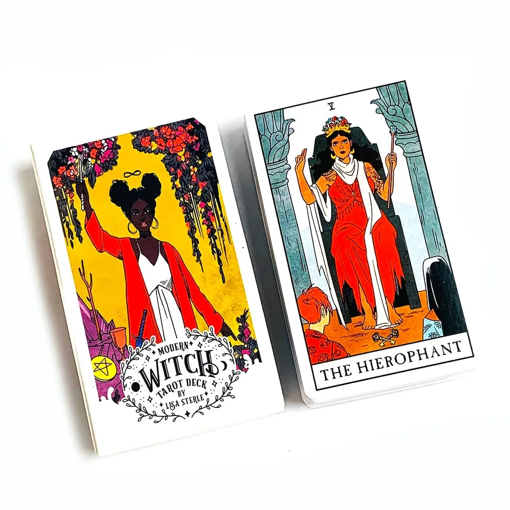 Modern Witch Tarot Cards A 78 Deck Oracle English Divination Borad Playing Games,Perfect For Beginners Women Girls Personal Use — image 2