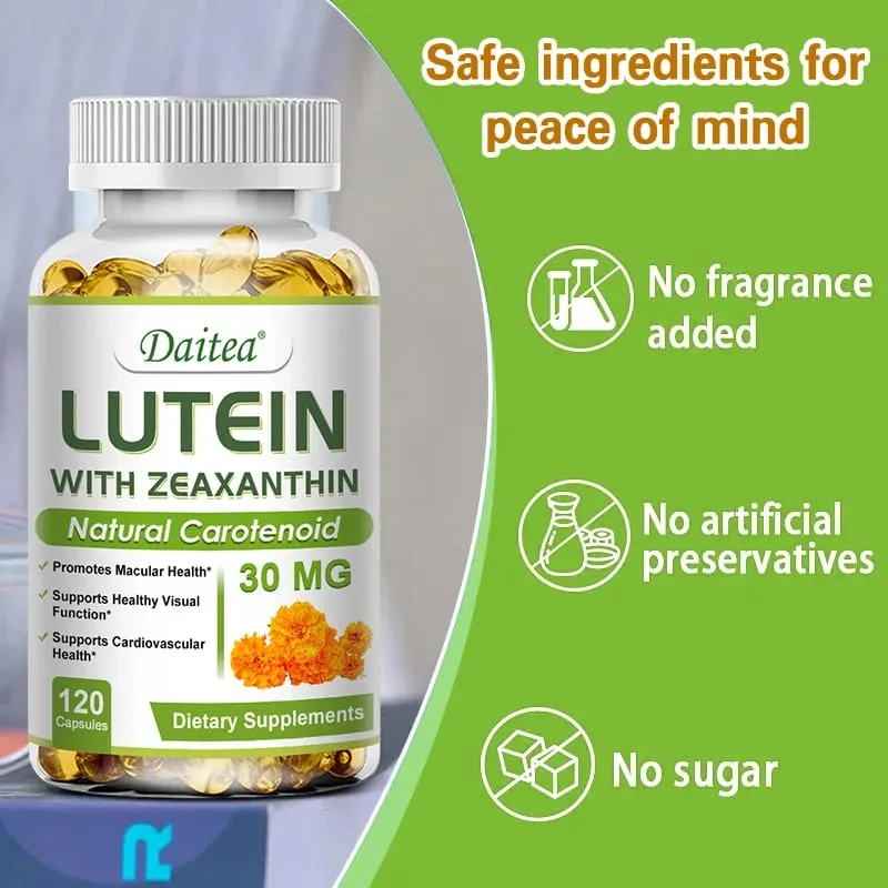 Lutein Eye Supplement - Containing Vitamins Zeaxanthin Extract Improve Eye Edema Improve Vision Health Eye Health
