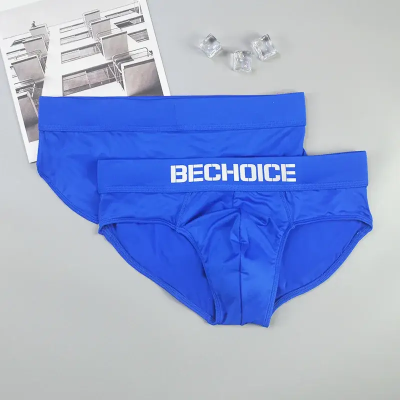 Men's briefs are sexy and comfortable, milk silk low-rise youth underwear, men's breathable tide and tight