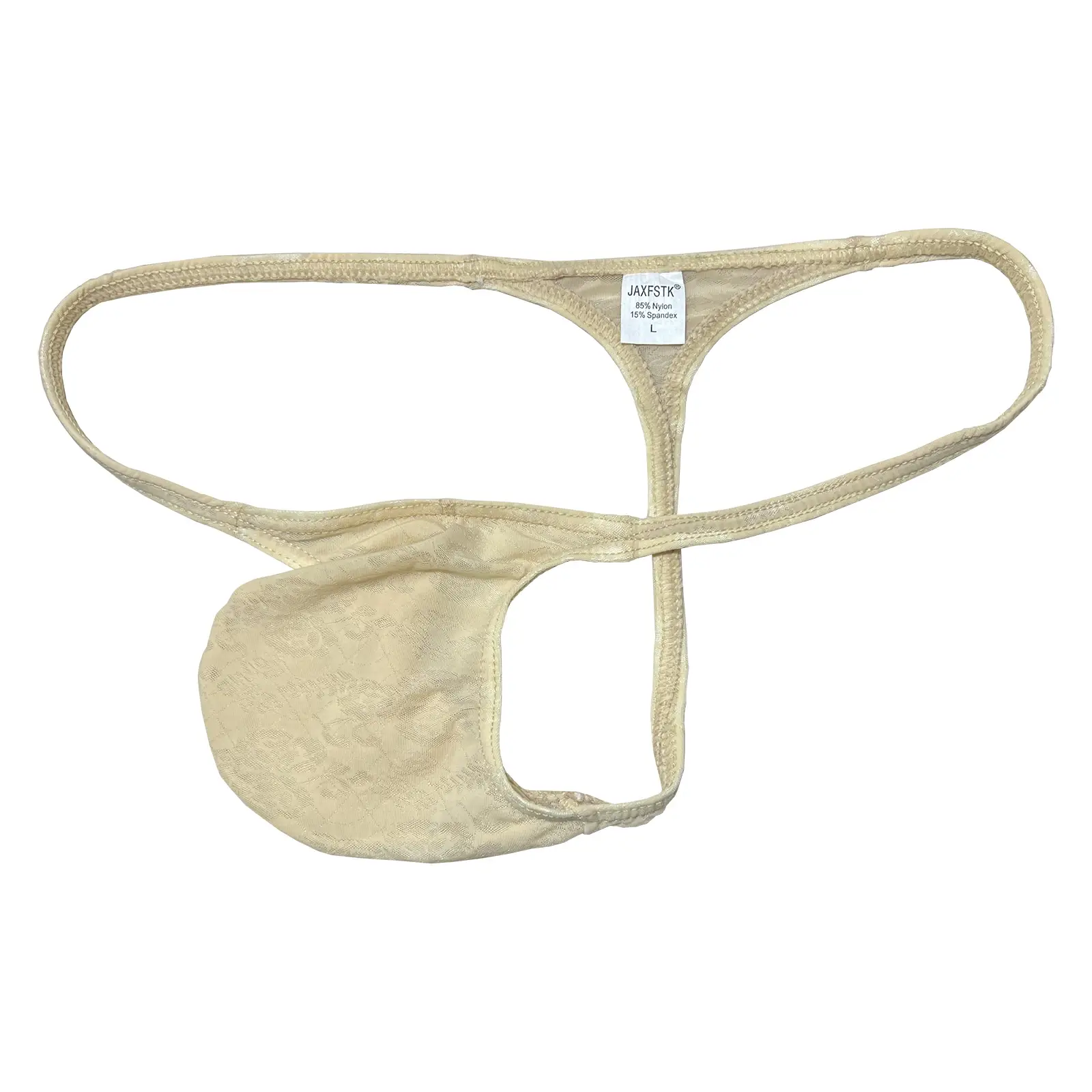 Mens Ultra-Thin Lace Jacquard Thong Underwear Soft Breathable Lightweight Mesh Panties Men Thong G-string Low Rise No-Show Brief
