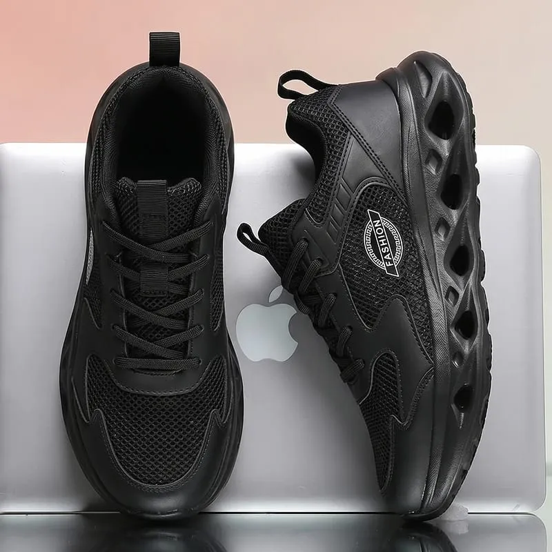Wide Toe Lightweight Cushioned Walking Shoes Breathable Mesh Wide Fit Sneakers Casual Fashion Athletic Trainers for Daily