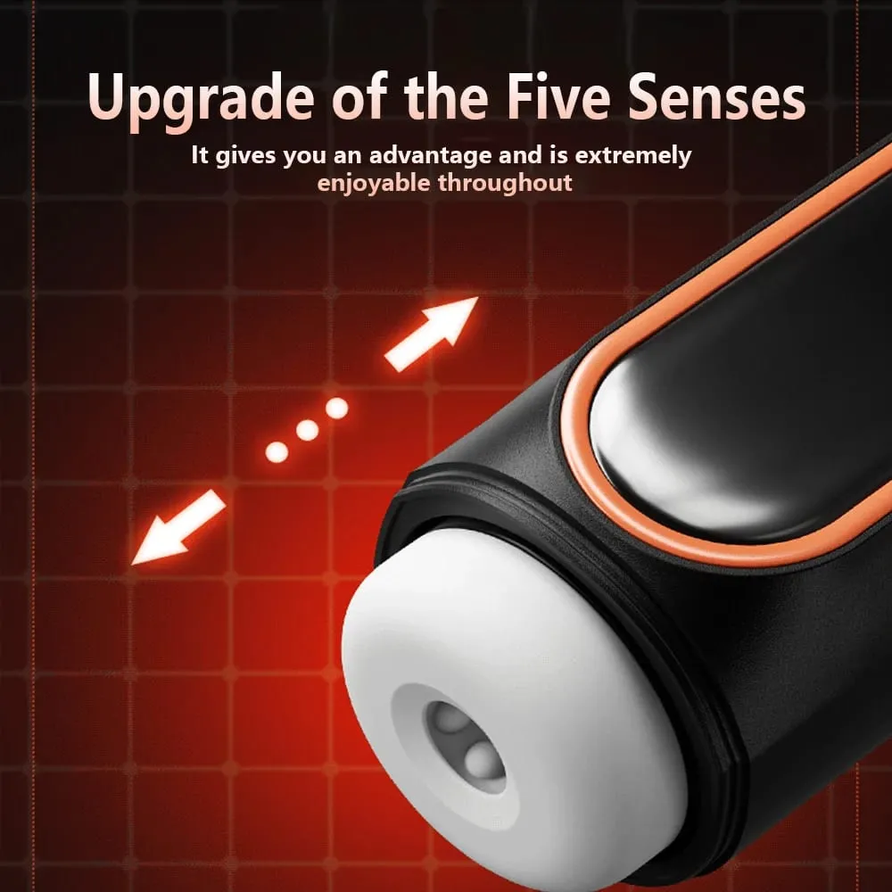4 in1 Automatic Masturbators Cup Real Blowjob Thrusting Sucking Vibrating Vagina Intelligent Voice Adult Sex Toys For Men