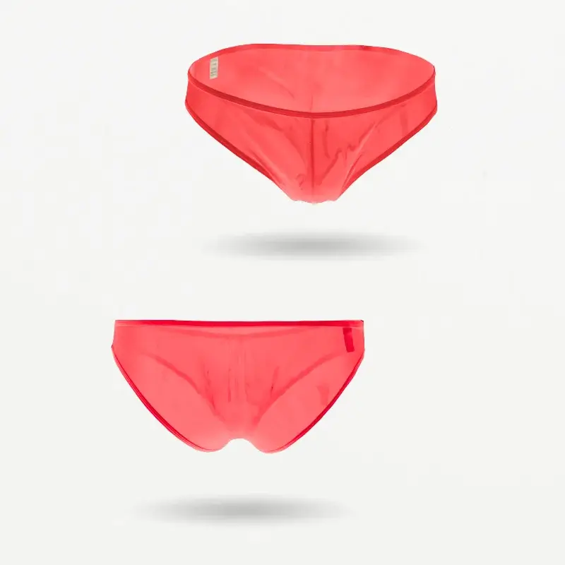Mens Underwear Men's Fashionable Breathable Triangle Underwear, Mesh Transparent Comfortable Sexy Men's Underwear Men Briefs YW