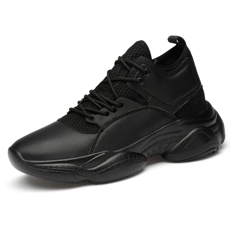 Invisible height-increasing shoes by 10cm.Men's shoes with thick soles for casual and sports wear.8-inch inner height enhancers