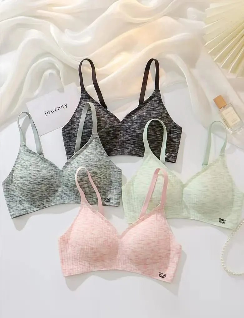 Women's Non-trace Jelly Push-Up Bra Soft Support Comfortable Anti-Sagging Lingerie without Underwire for Everyday W