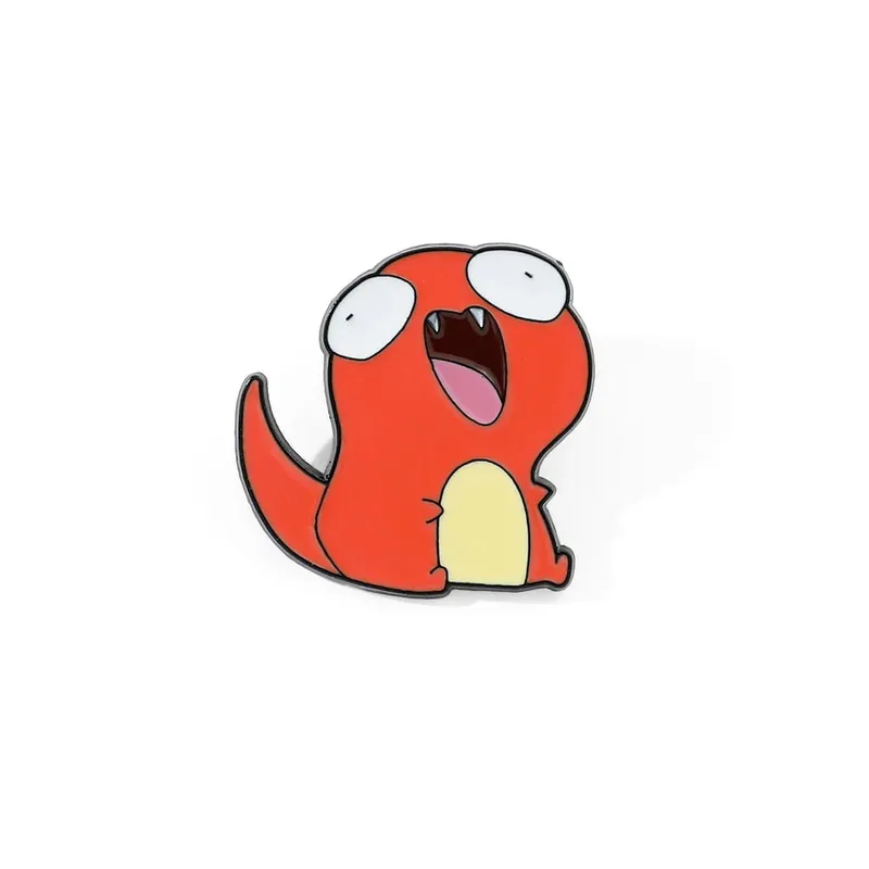 Anime Enamel Pin Funny Cartoon Figure Pikachu Squirtle Psyduck Metal Badge Brooch Jacket Jeans Lapel Pin Toy Accessories