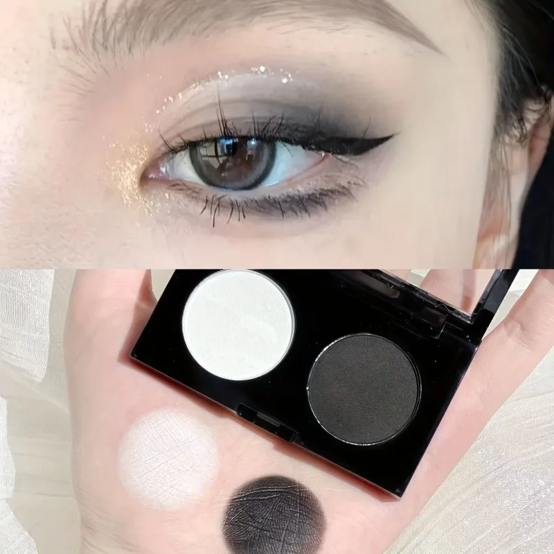 Phantom Bear Mini Dual Finish Eyeshadow Multi Shades for Daily Party Smoky Eye Makeup