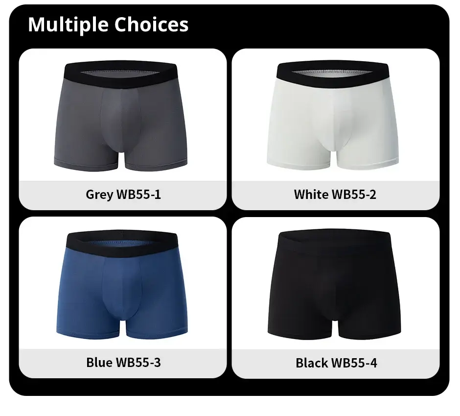 8-piece Set Of Men's Underwear Mixed With Youth Quick Drying Sporty Comfortable Plus Size Casual Flat Corner Pants Trendy