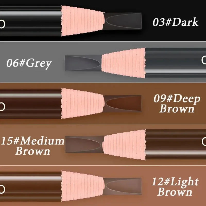 5pcs/Set Eyebrow Pencil Makeup Brown Eyebrow Enhancers Cosmetic Art Waterproof Pencil Tint Stereo Types Beauty Tools Cheap