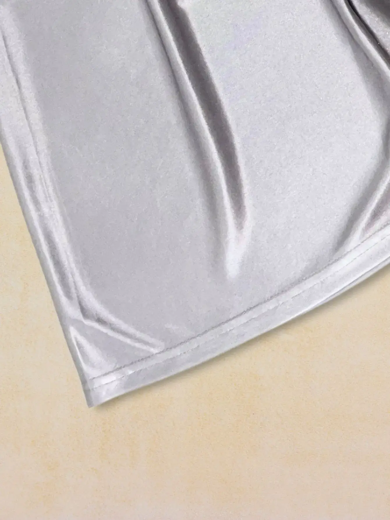 1Pc Semi Sheer Men Underwear Ice Silk Metallic Glossy Sleeper Pants Elastic Band Design Comfortable Casual Sexy Sleepwear Shorts
