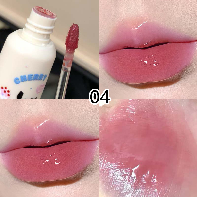 Meow Whisper Mirror Lip Gloss - Moisturizing Long-Lasting Water-Glossy Perfect for Spring/Summer