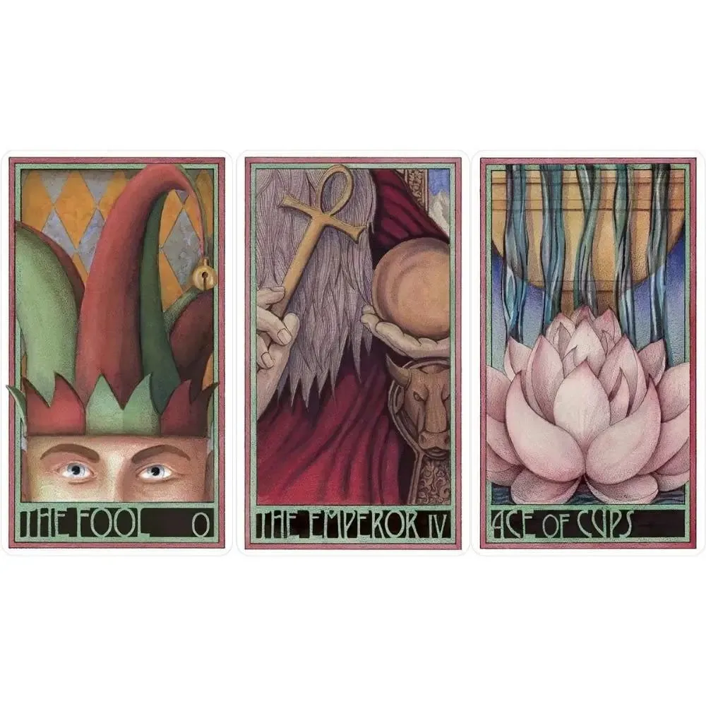 Erenberg Tarot Deck 12*7cm in Rigid Box Intimate Close-Up Illustrations - Standard Tarot Cards Double-embossed Cardstock