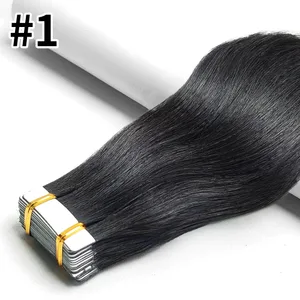 Human Hair Extensions Tape Ins #613 Blonde Tape In Hair Extensions Human Hair Color Bleach Blonde Skin Weft Seamless Tape Ins