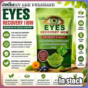 Docteat Eye Recovery Powder Botanical Ingredients with Lutein Zeaxanthin Vitamin A Zinc Eye Health Supplement 200g