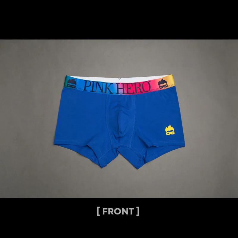 Underwear,Comfy And Soft Boxer Briefs，Standard European and USA Version Size,Funny Novelty Waistband Of The Rainbow