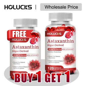 Buy 1 Get 1 Free! Astaxanthin 24mg Supplement for Skin & Eye Health Anti-Aging & UV Defense Reduces Eye Fatigue Non-GMO