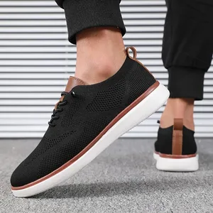 Men's Lightweight Knitted Shoes Comfortable All Day Long Have Excellent Fit Walking Shoes Suitable for Daily Wear Hiking Shoes