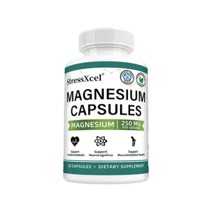 Magnesium Glycinate 250mg with Zinc Vitamin D3 & B6 for Sleep Relaxation Immune Health Absorption 120 Capsules