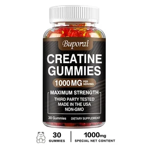 Creatine Monohydrate Gummies - Pre/post Workout Fitness Strength Muscle Building Provide Energy Supplements