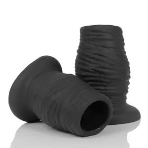 3/3.46/3.85 Inch Huge Hollow Anal Plug Liquid Silicone Soft Butt Plug Vaginal Anal Expansion Speculum Gay Fisting BDSM Sex Toys