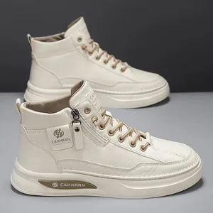 Male Sneakers High-top Loafers Skateboard Sports and Leisure Shoes for Men Men's Sneakers Non-Slip Soft and Comfortable New