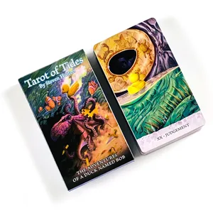Tarot of Tides Game Cards 78 Card Whimsical Ocean Tarot Deck Bob Duck Adventure Theme Perfect for Divination & Gift Giving