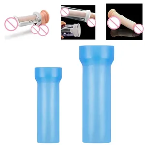 S/M/L Silicone Glans Protector Cap Sex Toys Genital Sleeve Dick Enlargement Extender Stretcher Sleeves For Penis Adult Supplies