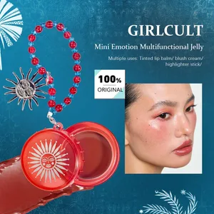 Girlcult Emotion Multifunctional Jelly With Keychain Charm Edition Portable Mini Size Jelly-Cream Texture Limited Edition Design